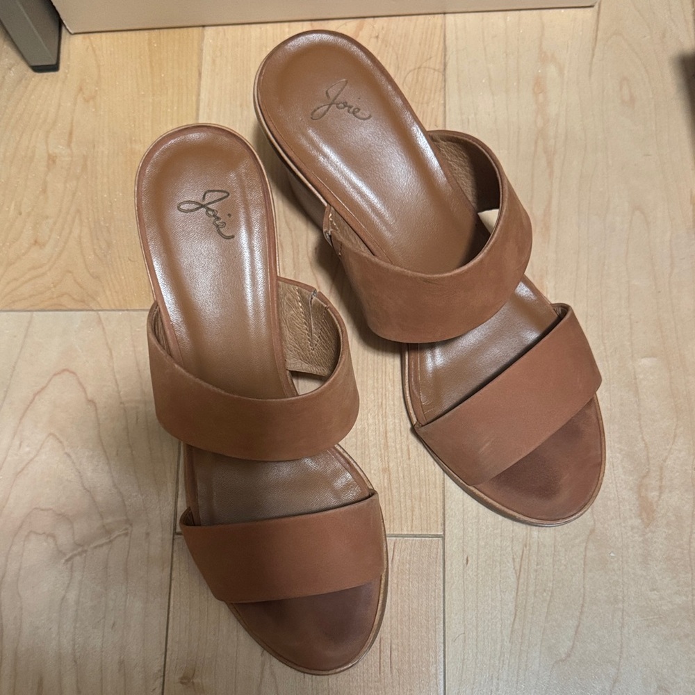 Joie Women's Brown Slide Sandals
